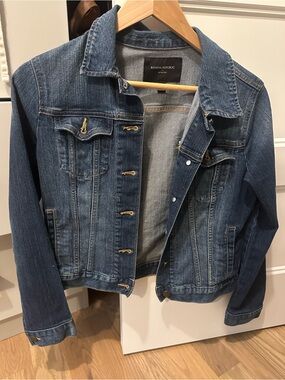 Banana Republic Dark Blue Denim Jacket - Classic Trucker
